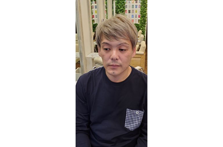 メンズお客様正面