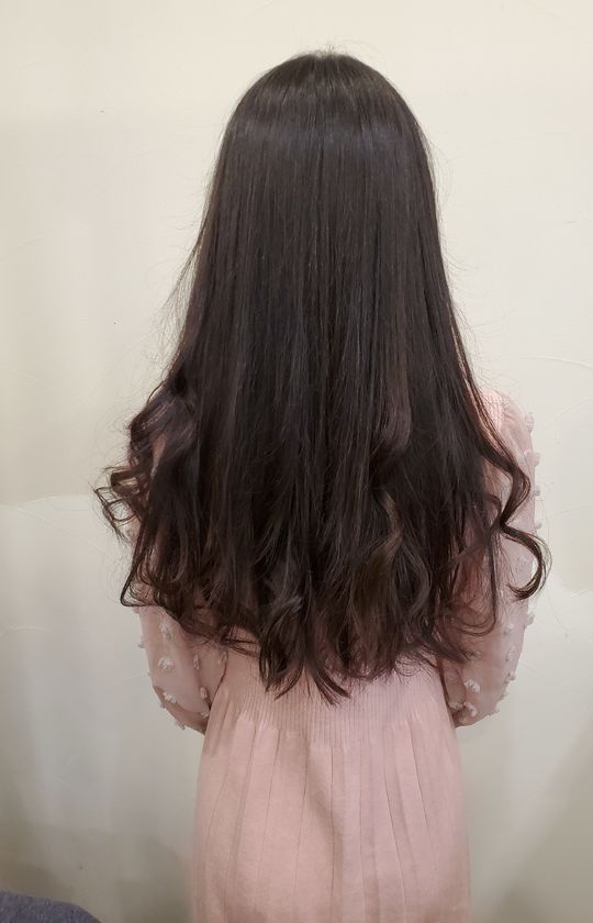 ドライカット後ろ姿