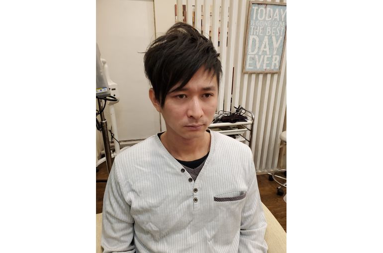 メンズのお客様も多いヘアースニックのメンズカット